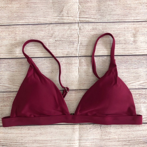 Bikini Top Maroon Colour Size Medium - Picture 1 of 7